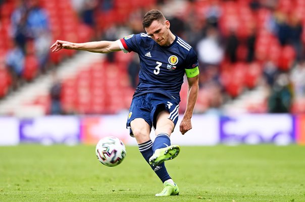 Andrew Robertson Scotland v Czech Republic Hampden Park Euro 2020 