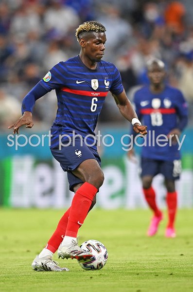 Paul Pogba France v Germany Munich Euro 2020 