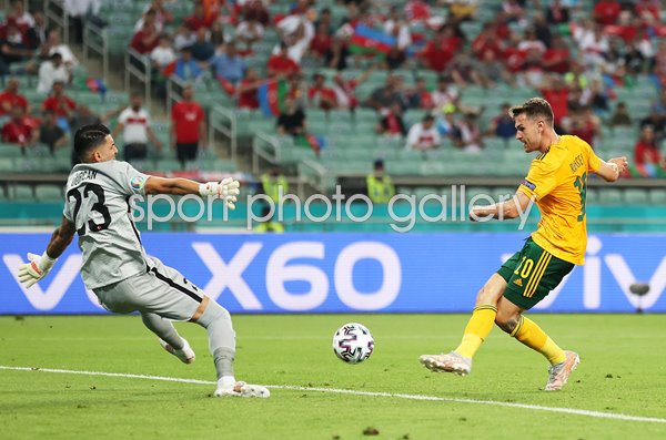 Aaron Ramsey Wales scores v Turkey Euro 2020 
