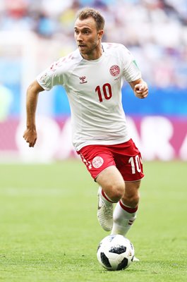 Christian Eriksen Denmark v Australia Samara World Cup 2018