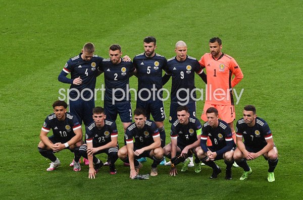 Scotland team v England Group D Wembley Euro 2020