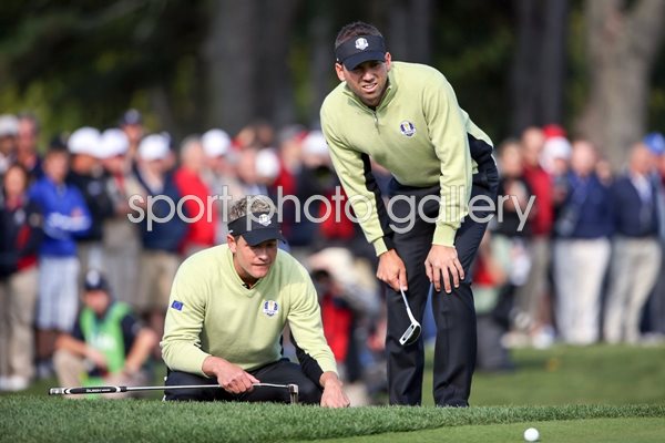 Luke Donald & Sergio Garica Foursomes Ryder Cup 2012