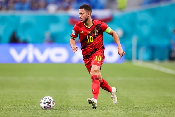 Eden Hazard Belgium v Finland Saint Petersburg Euro 2020 