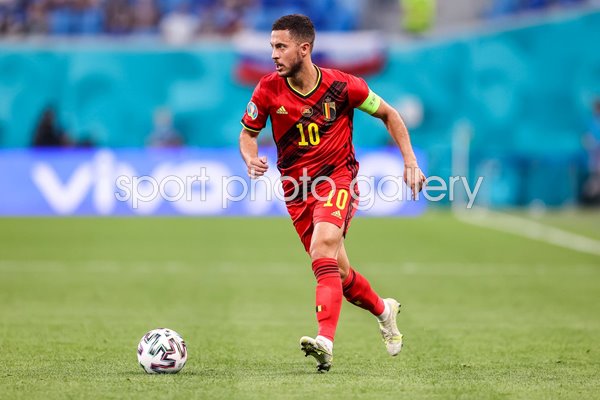 Eden Hazard Belgium v Finland Saint Petersburg Euro 2020 