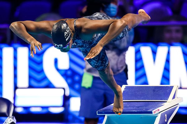 Simone Manuel United States 50 metres Freestyle Start Olympic Trials 2021