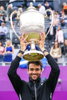 Matteo Berrettini Italy Champion Queen's Club London 2021