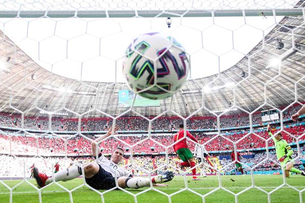 Cristiano Ronaldo Portugal scores v Germany Group F Euro 2020 