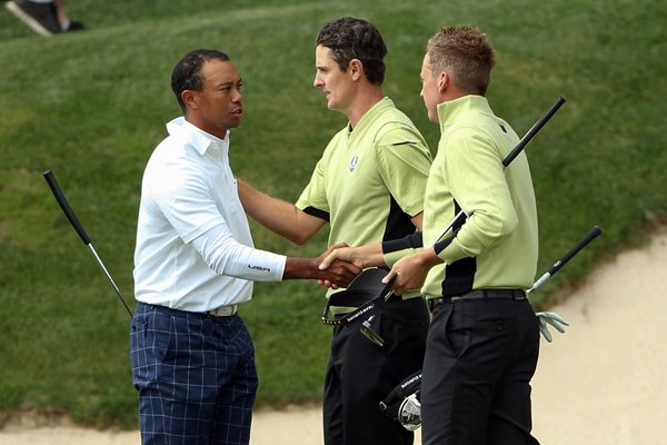 Poulter and Rose beat Woods and Stricker 2012