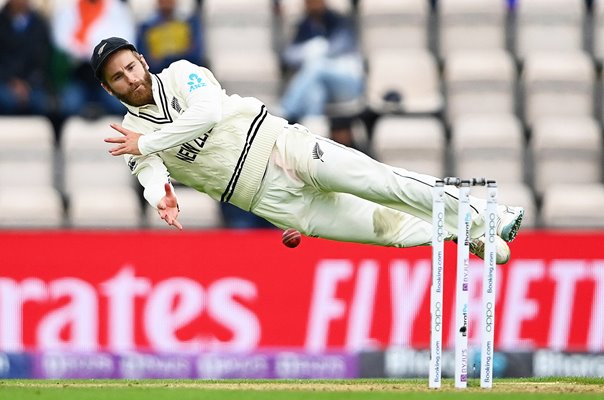 Kane Williamson New Zealand run out attempt v India World Test Final 2021