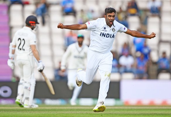 Ravi Ashwin India v New Zealand World Test Championship Final 2021