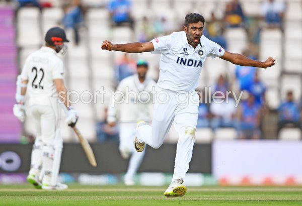 Ravi Ashwin India v New Zealand World Test Championship Final 2021