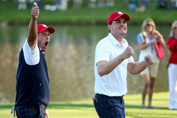 Keegan Bradley & Phil Mickelson Ryder Cup 2012