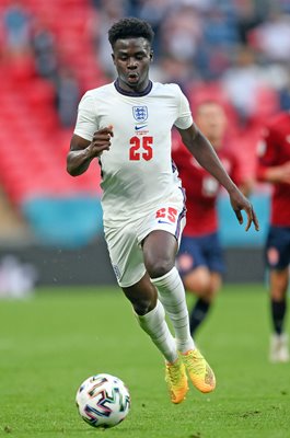 Bukayo Saka England stars v Czech Republic Wembley Euro 2020
