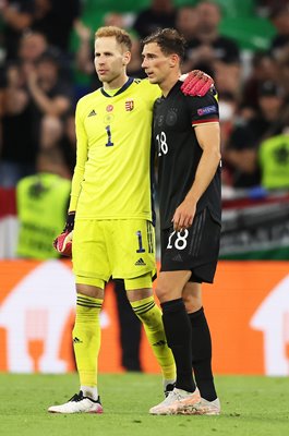 Leon Goretzka Germany v Peter Gulacsi Hungary Group F Euro 2020