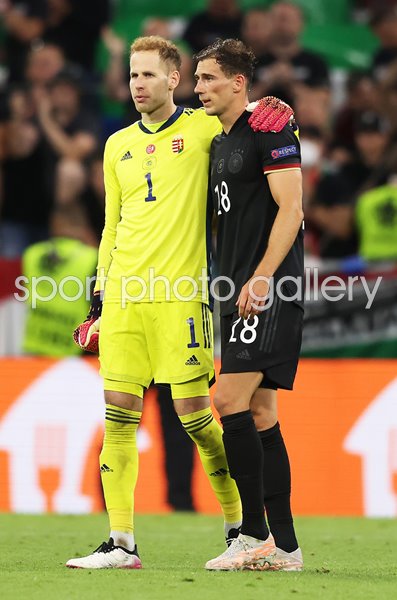 Leon Goretzka Germany v Peter Gulacsi Hungary Group F Euro 2020