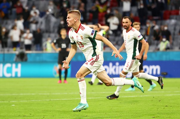 Andras Schaefer Hungary scores v Germany Group F Euro 2020