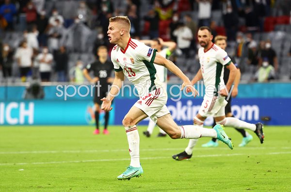 Andras Schaefer Hungary scores v Germany Group F Euro 2020