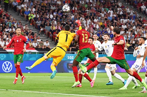 Danilo Portugal v Hugo Lloris France Group F Budapest Euro 2020