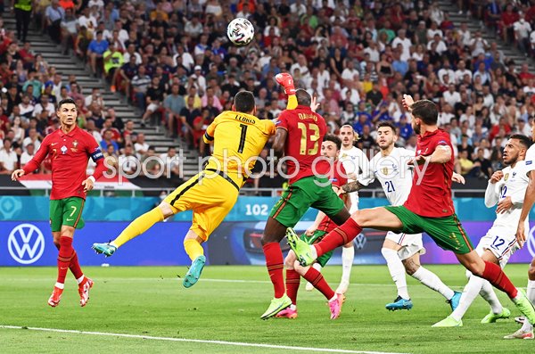 Danilo Portugal v Hugo Lloris France Group F Budapest Euro 2020