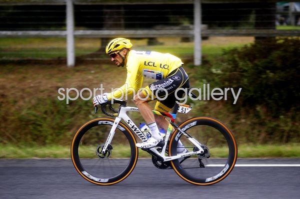 Julian Alaphilippe Team Deceuninck Yellow Jersey Stage 2 Tour de France 2021