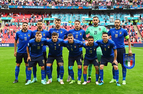 Italy team v Austria Last 16 Wembley Eruo 2020