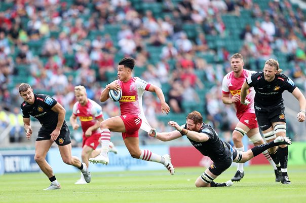 Marcus Smith Harlequins attacks v Exeter Chiefs Premiership Final 2021