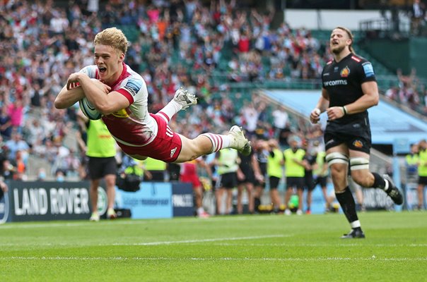 Louis Lynagh Harlequins scores v Exeter Chiefs Premiership Final 2021