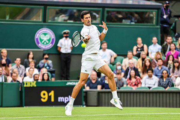 Novak Djokovic Serbia Defending Champion Wimbledon 2021