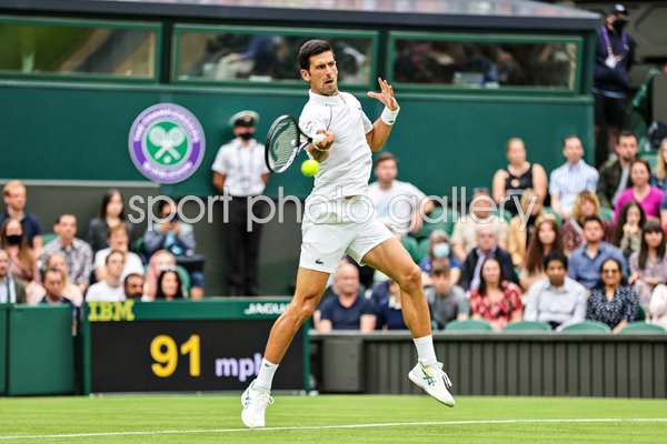 Novak Djokovic Serbia Defending Champion Wimbledon 2021