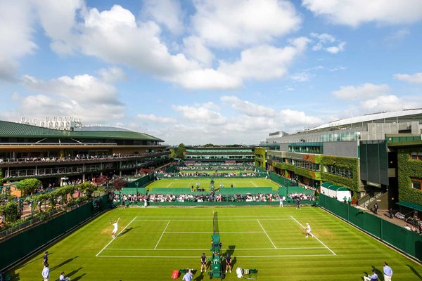 Outside Courts scene Wimbledon Tennis Championships 2021