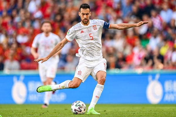 Sergio Busquets Spain v Croatia Last 16 Euro 2020