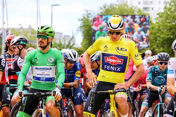 Julian Alaphilippe & Mathieu Van Der Poel Stage 3 Tour de France 2021 