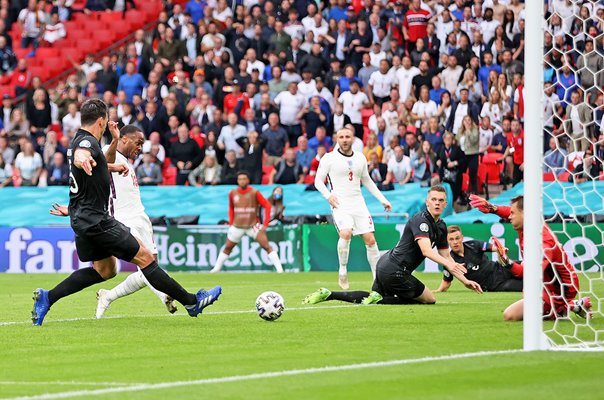 Raheem Sterling England scores v Germany Wembley Euro 2020 