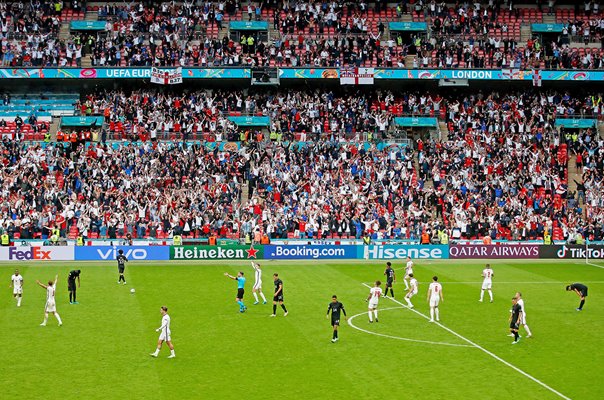 Final Whistle England beat Germany Wembley Euro 2020 
