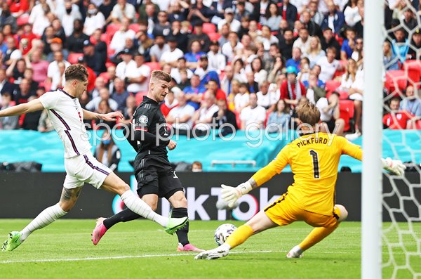 Jordan Pickford England saves v Timo Werner Germany Euro 2020 