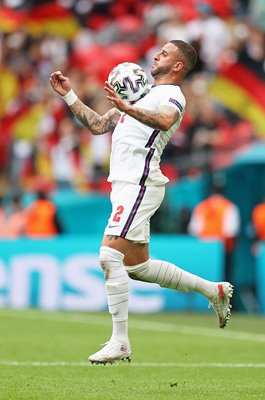 Kyle Walker England in control v Germany Wembley Euro 2020