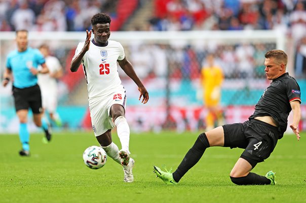 Bukayo Saka England v Germany Last 16 Wembley Euro 2020