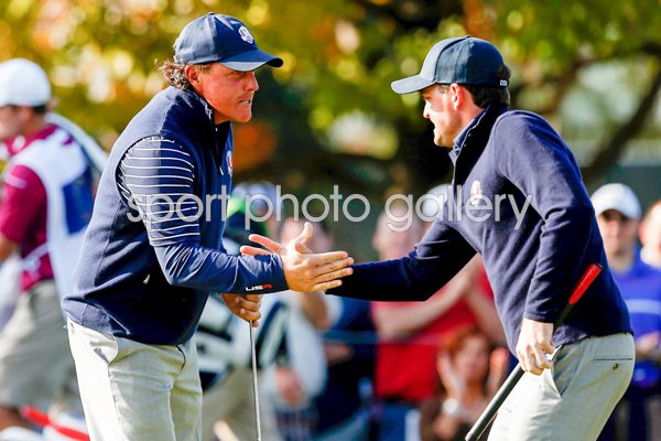 Keegan Bradley & Phil Mickelson Ryder Cup 2012