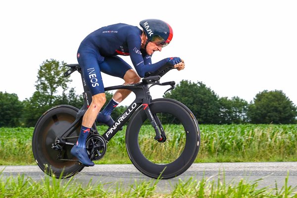 Geraint Thomas Green Jersey Time Trial Stage 5 Tour de France 2021  