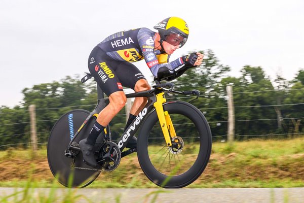 Primoz Roglic Slovenia Time Trial Stage 5 Tour de France 2021  