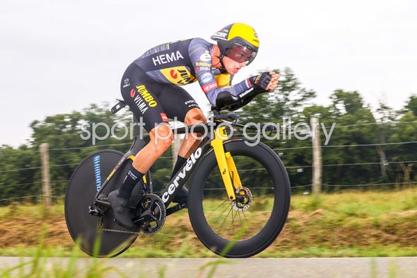 Primoz Roglic Slovenia Time Trial Stage 5 Tour de France 2021  