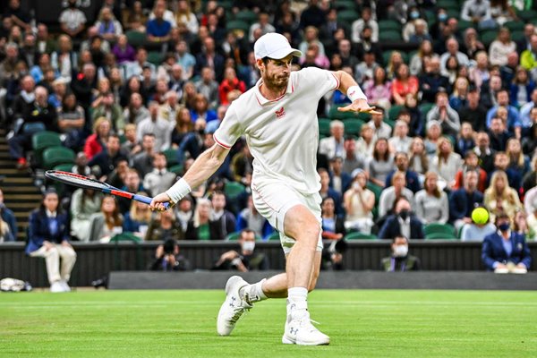 Andy Murray Great Britain v Oscar Otte Wimbledon 2021