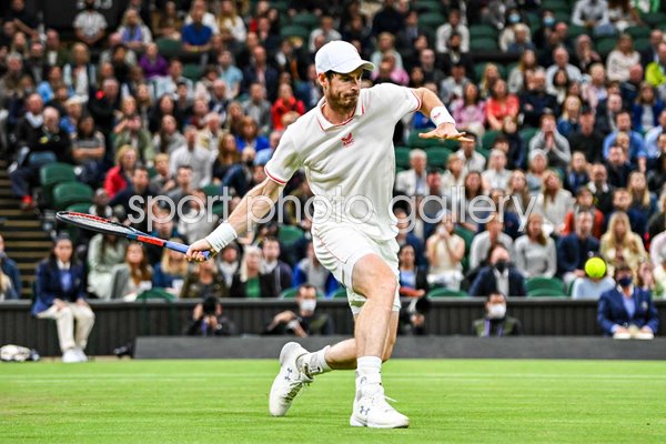 Andy Murray Great Britain v Oscar Otte Wimbledon 2021