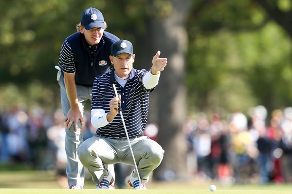 Brandt Snedeker and Jim Furyk Ryder Cup 2012