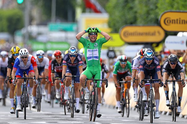 Mark Cavendish wins sprint finish Stage 6 Tour de France 2021 