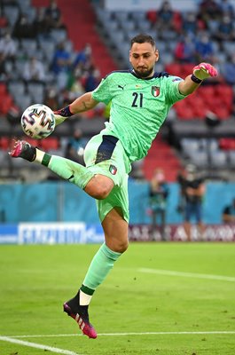 Gianluigi Donnarumma Italy v Belgium Quarter-final Munich Euro 2020 