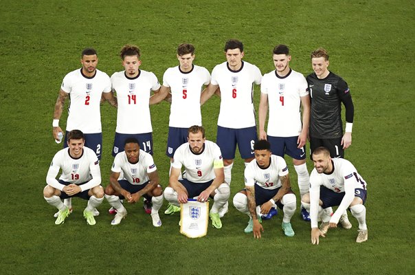 England team v Ukraine Quarter Final Rome Euro 2020