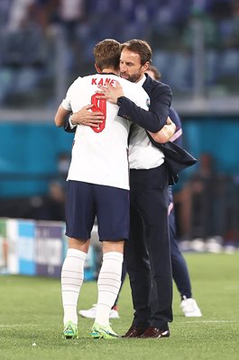 Harry Kane & Gareth Southgate England v Ukraine Rome Euro 2020