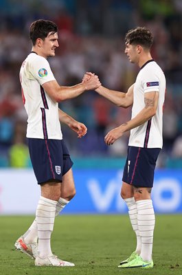 Harry Maguire & John Stones England v Ukraine Rome Euro 2020