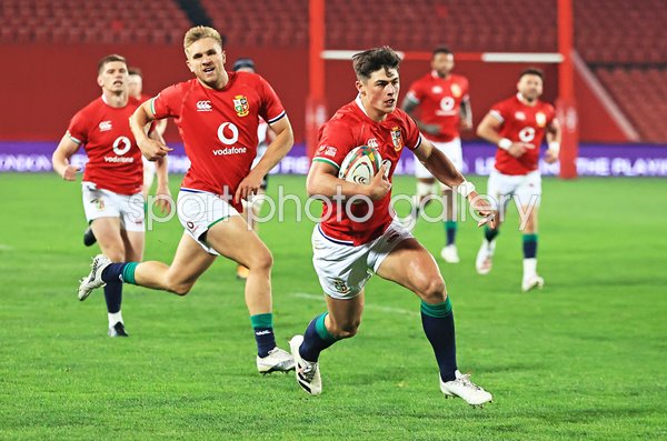 Louis Rees-Zammit British & Irish Lions scores v Sigma Lions South Africa 2021